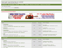 Tablet Screenshot of forum.foot-land.com
